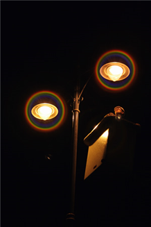 Before and after improvements in lighting
